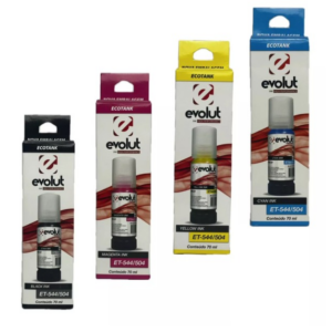 4 Refis Tinta Evolut Compatível L3250 L3150 L3210 T544 L3110